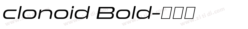 clonoid Bold字体转换